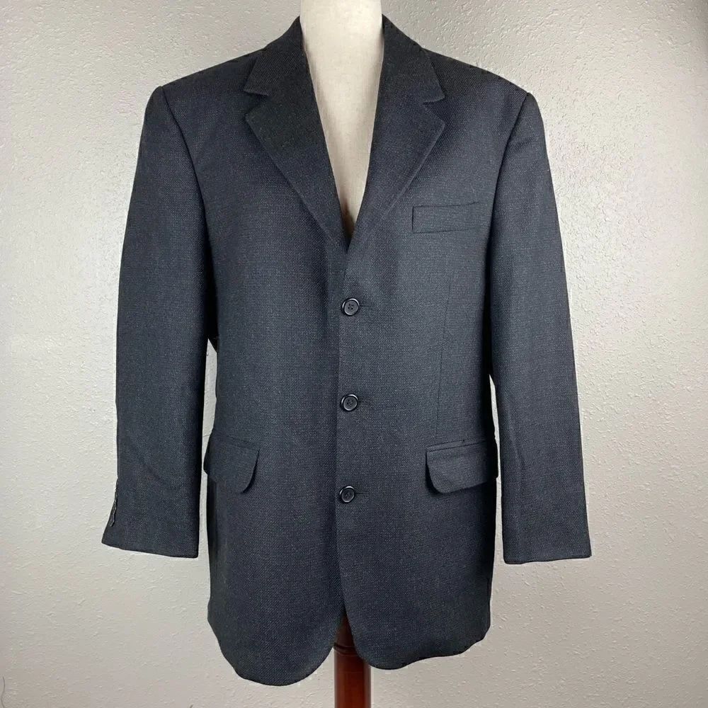 Bios Lambs Wool and Cashmere Blend Blazer Size M EUC